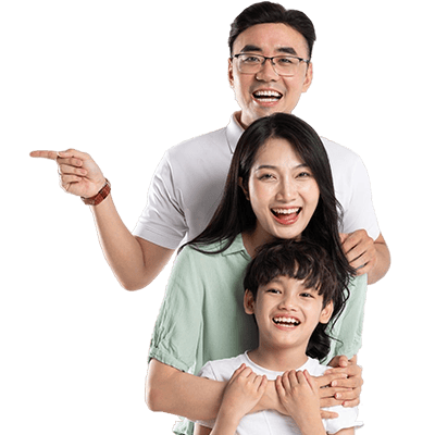 Happy Young Family After Learning About Fast Online HELOC